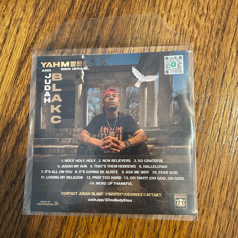 Yahmel & Ben Israel Judah Blakc CD - Black & Brown Artwork